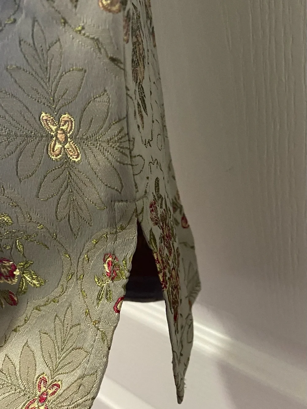 Connie Roberson Metallic Broquard Jacquard Art to Wear Pants Tapestry Damask 6